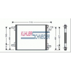 0320051 KUHLER SCHNEIDER Конденсатор, кондиционер