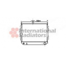 82002011 VAN WEZEL Радиатор, охлаждение двигателя