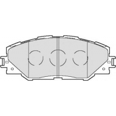 ADB01625 COMLINE Комплект тормозных колодок, дисковый тормоз