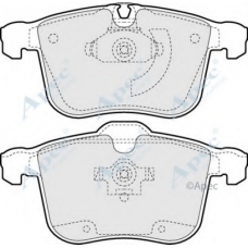 PAD1358 APEC Комплект тормозных колодок, дисковый тормоз
