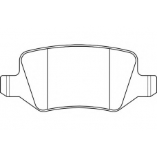 WBP23138A WAGNER LOCKHEED Комплект тормозных колодок, дисковый тормоз