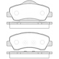 1530.00 REMSA Комплект тормозных колодок, дисковый тормоз