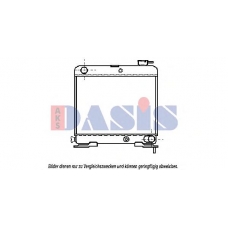 161040N AKS DASIS Радиатор, охлаждение двигателя