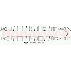 433016B BENDIX Трос, стояночная тормозная система