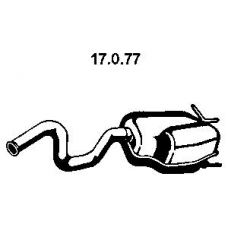 17.0.77 EBERSPACHER Глушитель выхлопных газов конечный