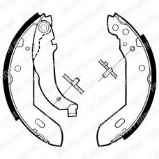 LS1329 DELPHI Комплект тормозных колодок