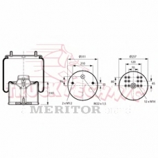 TT23.09.065 TruckTechnic Кожух пневматической рессоры