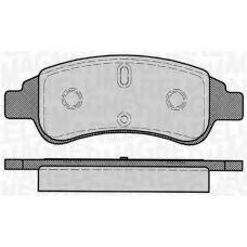 363916060170 MAGNETI MARELLI Комплект тормозных колодок, дисковый тормоз