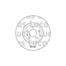 DF1749 TRW Тормозной диск