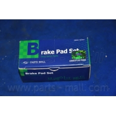 PKC-006 Parts mall Комплект тормозных колодок, дисковый тормоз