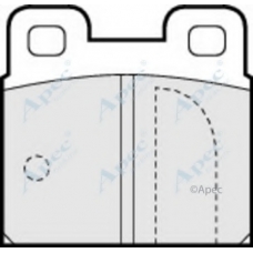 PAD263 APEC Комплект тормозных колодок, дисковый тормоз