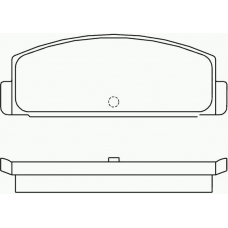 MDB1148 MINTEX Комплект тормозных колодок, дисковый тормоз