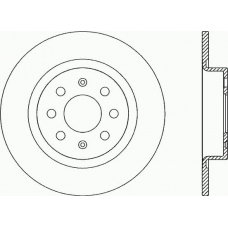 BDA2249.10 OPEN PARTS Тормозной диск