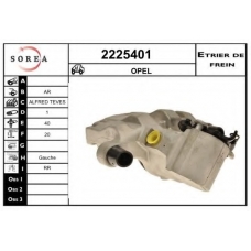2225401 EAI Тормозной суппорт