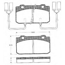 BLF526 QUINTON HAZELL Комплект тормозных колодок, дисковый тормоз