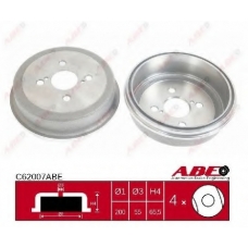 C62007ABE ABE Тормозной барабан