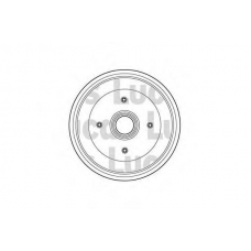 DB4029 TRW Тормозной барабан