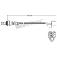 250-24789 WALKER Лямбда-зонд