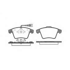 P11453.11 WOKING Комплект тормозных колодок, дисковый тормоз