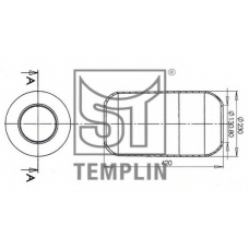 04.060.6006.520 TEMPLIN Кожух пневматической рессоры