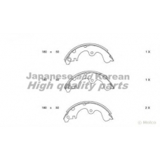 T113-55 ASHUKI Комплект тормозных колодок