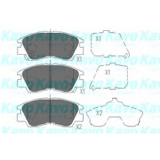 KBP-5501 KAVO PARTS Комплект тормозных колодок, дисковый тормоз