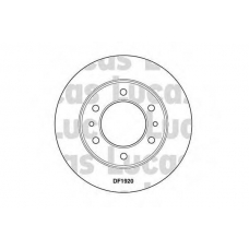 DF1920 TRW Тормозной диск