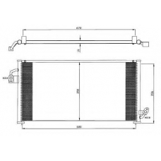 35523 NRF Конденсатор, кондиционер