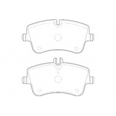 WBP23144B WAGNER LOCKHEED Комплект тормозных колодок, дисковый тормоз