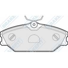 PD3003 APEC Комплект тормозных колодок, дисковый тормоз