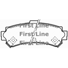FBP3172 FIRST LINE Комплект тормозных колодок, дисковый тормоз