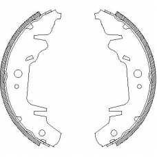 4020.00 REMSA Комплект тормозных колодок
