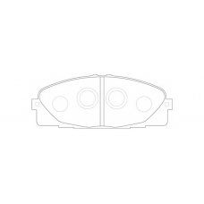 FP1067 FIT Комплект тормозных колодок, дисковый тормоз