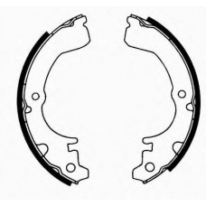 J GF-202AF JAPANPARTS Комплект тормозных колодок