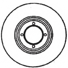 561509BC BENDIX Тормозной диск