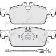 PAD1806 APEC Комплект тормозных колодок, дисковый тормоз