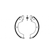 MFR502 MINTEX Комплект тормозных колодок