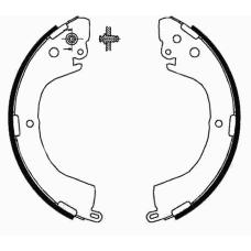 07890 KAWE Комплект тормозных колодок