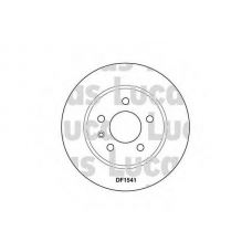 DF1541 TRW Тормозной диск