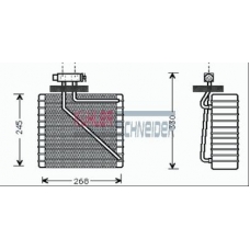 8714901 KUHLER SCHNEIDER Испаритель, кондиционер