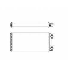 53548 NRF Теплообменник, отопление салона