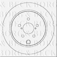 BBD5345 BORG & BECK Тормозной диск