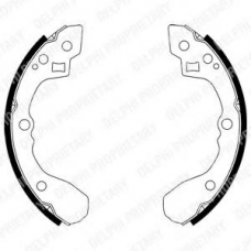 LS1918 DELPHI Комплект тормозных колодок