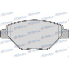 AC610981D AC Delco Комплект тормозных колодок, дисковый тормоз