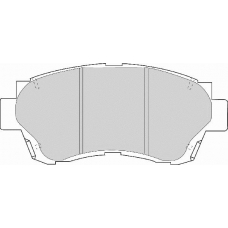 FD6635A NECTO Комплект тормозных колодок, дисковый тормоз