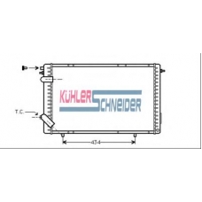 0905301 KUHLER SCHNEIDER Радиатор, охлаждение двигател