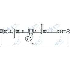HOS3376 APEC Тормозной шланг