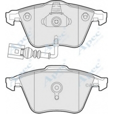 PAD1531 APEC Комплект тормозных колодок, дисковый тормоз