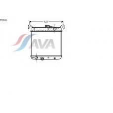 FT2010 AVA Радиатор, охлаждение двигателя