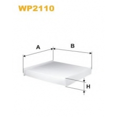WP2110 WIX Фильтр, воздух во внутренном пространстве